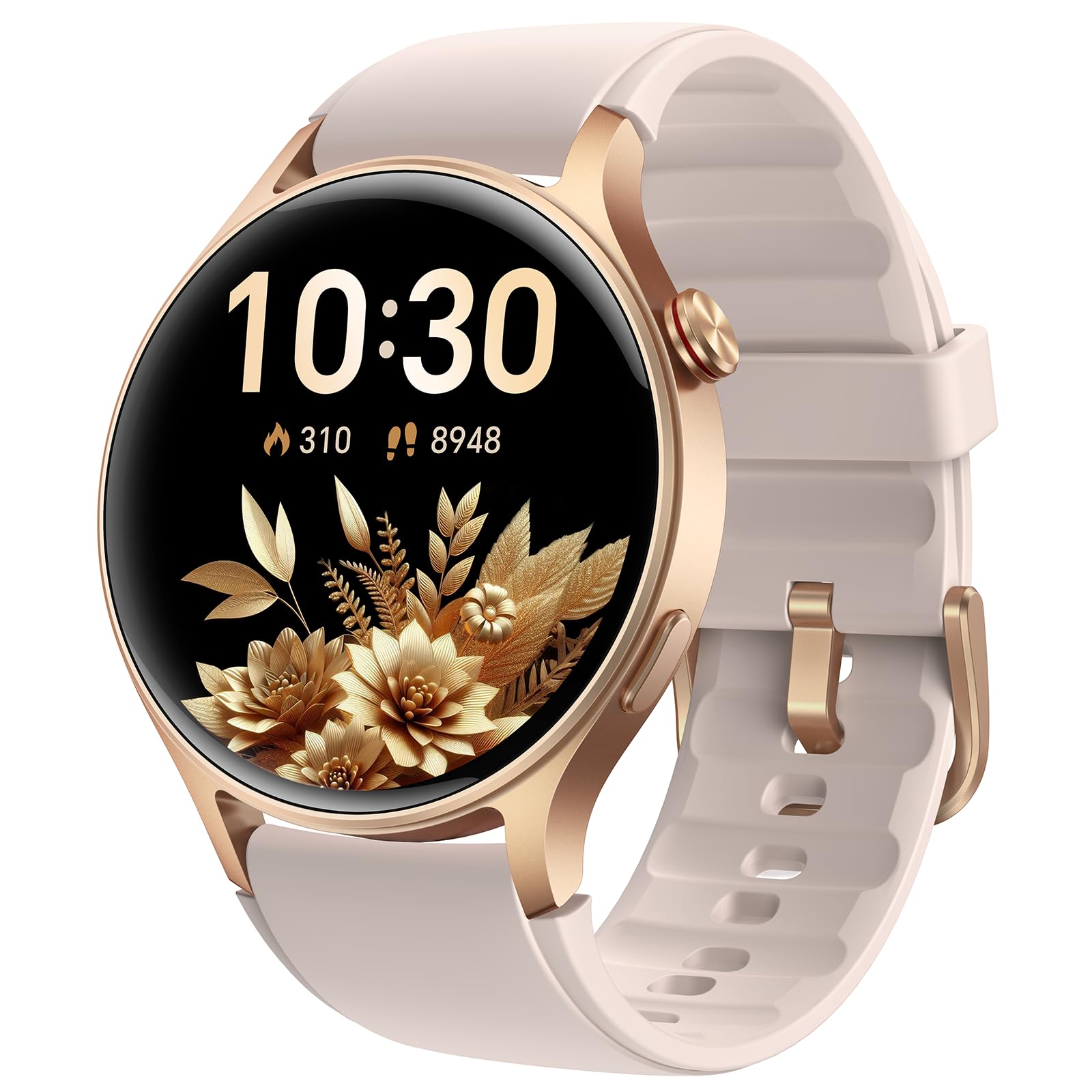Women's Smart Watch 1.32-inch AMOLED with Make/Answer Calls and Heart Rate SpO2 Monitor