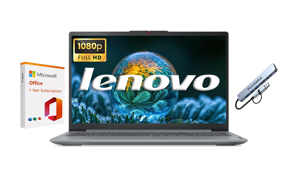 Lenovo IdeaPad Slim 3i 15.6-inch FHD Laptop with 1-Year Office 365 and Copilot AI